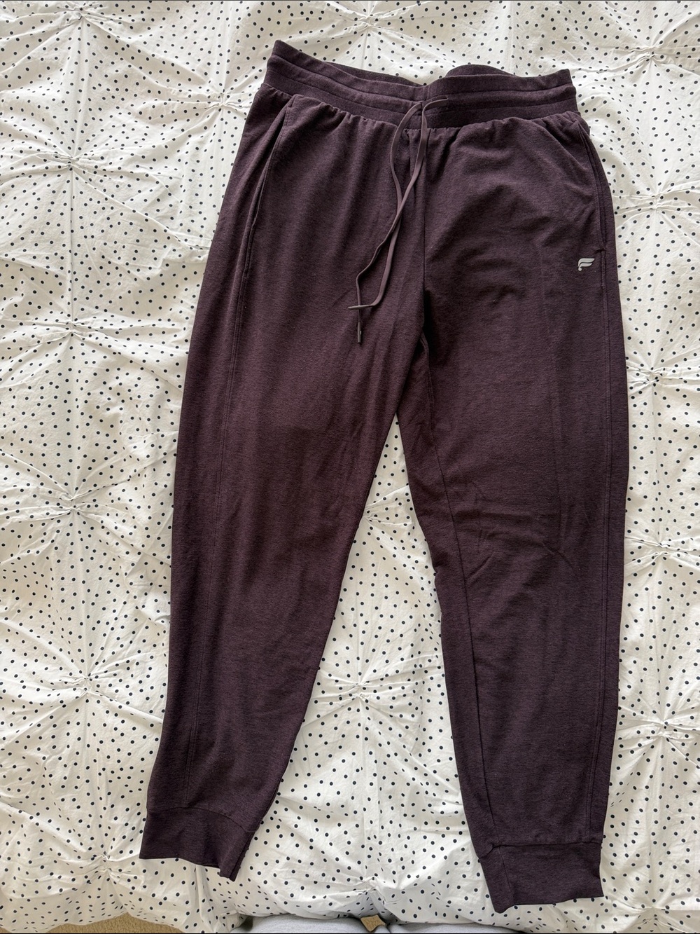 Fabletics Women’s Maroon Drawstring Joggers